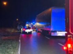 Dramatyczna walka o życie mężczyzny w Rzepinie. Potrąciła go ciężarówka (ZDJĘCIA)