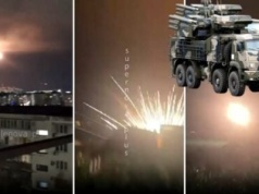 No brawo! Pociskami Pancyr we własne bloki (WIDEO)