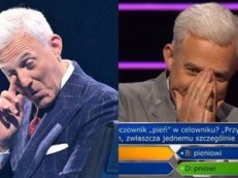 Hubert Urbański ZNOWU ŹLE PODPOWIEDZIAŁ uczestniczce "Milionerów". Wyłożył się na pytaniu o odmianę rzeczownika… (WIDEO)