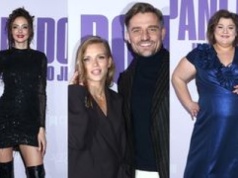 Celebryci szturmują premierę spektaklu: Singielka Marcela Leszczak, radosna Dominita Gwit, Agnieszka Kaczorowska z Marcinem Rogacewiczem (ZDJĘCIA)