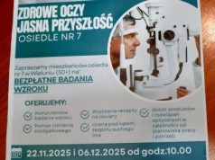 Będą dodatkowe darmowe badania wzroku dla mieszkańców gminy Wieluń