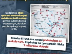 Kamienie milowe ustawione na drodze transportowców