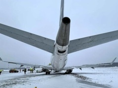 Samolot LOT-u wypadł z pasa w Wilnie. Na pokładzie było 67 osób, wszyscy są cali