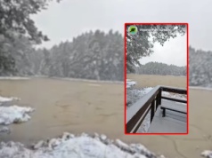 Jezioro walczy z humusem? Woda zamieniła się w brązową maź. "To nie AI ani fotomontaż"