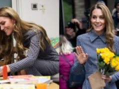 Księżna Kate zadaje szyku w obcisłej sukience podczas spotkania z dziećmi (ZDJĘCIA)