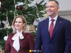 Karol Nawrocki zwrócił uwagę jednym gestem. Nagranie trafiło do sieci