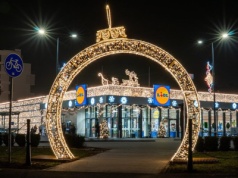 Takiego Lidla jeszcze nie było. Andziaks odpowiada za świąteczny efekt „wow”