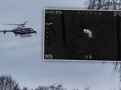 Policja dostała niepokojące zgłoszenie. Poderwali śmigłowiec. Z powietrza ukazał im się taki widok