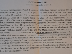 Bezprawne kontrole pieców – wystąpienie do RPO