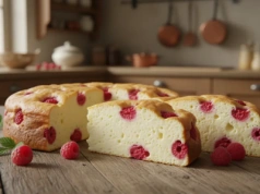 Puszysta zapiekanka z twarogu bez mąki – idealny, lekki deser