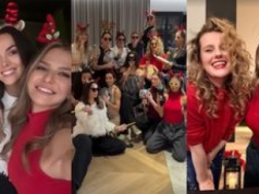 Celebrytki dokazują na corocznym pieczeniu pierniczków w willi Lewandowskiej: Paulina Krupińska, Zofia Zborowska i żony milionerów (ZDJĘCIA)