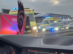 Wypadek busa z pasażerami na trasie S8. Są informacje o rannych