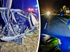 Auto w strzępach, silnik leżał osobno. Sobotni koszmar pod Legnicą