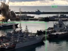 Ukraina wysadza rosyjski okręt podwodny dronem podwodnym