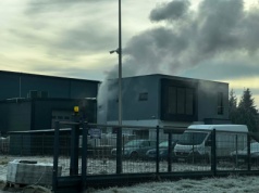 Pożar w kotłowni. Wieprz