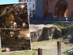 Z dziury w ziemi do świątecznej atrakcji. Dekoracja podbija Olsztyn. "Fajnie ktoś wymyślił"