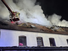 Potężny pożar na Dolnym Śląsku. Płonął "Wilczy Gród". Wielka mobilizacja służb