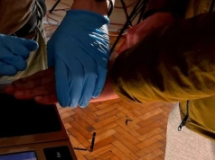 Ochrona sklepu Leroy Merlin złapała złodzieja elektronarzędzi