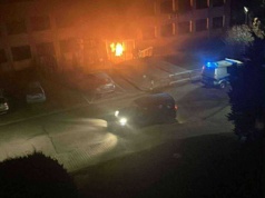 Zatrzymano sprawcę pożaru przed MOPS-em w Cieszynie