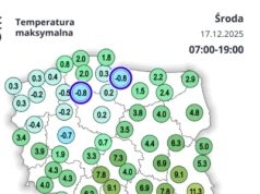 Chojnice wśród najchłodniejszych miast w kraju. Zima wróciła 17 grudnia