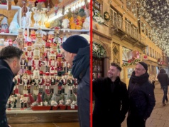 Biedroń i Śmiszek relaksowali się na świątecznym jarmarku. Spacer i okazja do zakupu…