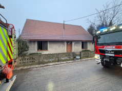 Pożar Domu w Ostrowie gm. Powidz