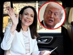 Trump zadowolony z gestu Machado. "To wspaniała kobieta"