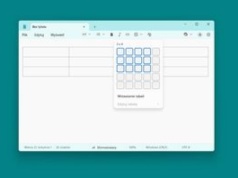 Nowości w Notatniku w Windows 11. Tabele i nie tylko