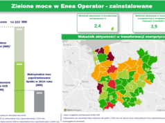 Enea Operator codziennie publikuje aktualne dane dotyczące OZE dla inwestorów