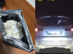 Wyrzucił z samochodu sejf pełen pieniędzy. Szalony pościg policyjny pod Warszawą