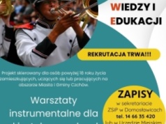 Kurs pierwszej pomocy i warsztaty instrumentalne dla mieszkańców gminy Czchów