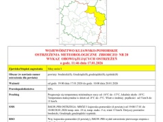 Ostrzeżenie! Silny mróz nadciąga nad region. Najzimniej ma być w czterech powiatach