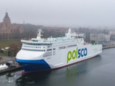 Nowy prom zacumował w Szczecinie. "W stu procentach polski"