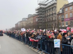 "Ręce precz od Grenlandii". Tysiące protestujących na ulicach Kopenhagi