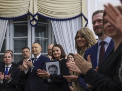 Cichanouskaja i jej współpracownicy chcą przenieść się z Litwy do Polski - AFP