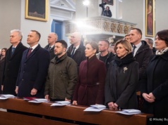 Prezydenci Nawrocki, Nauseda i Zełenski razem w Wilnie