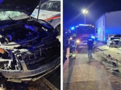 Wjechał na chodnik, potrącił kobietę z dzieckiem i uciekł. 25-latek był pijany