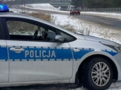 Nagły skręt zdradził go. Do tego pasażer był poszukiwany