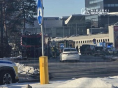 Wybuch w śmieciarce w pobliżu Lotniska Chopina. Na miejscu pracują służby