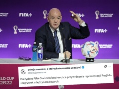 Łysy z FIFA stara się o przywrócenie rosyjskich drużyn do rozgrywek