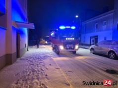 Strażacy interweniowali na ul. Kliczkowskiej w Świdnicy
