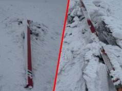 Oznakowanie szlaku w Beskidach zdewastowane. "Apelujemy o rozwagę"