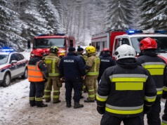 System eCall wezwał pomoc sam. Służby przeczesują teren pod Mszaną Dolną