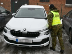 Wypożyczone auto okazało się kradzione. Interwencja Straży Granicznej w Zgorzelcu