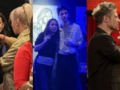 TYLKO NA PUDELKU: Rodzinna integracja po premierze spektaklu: Antek Sztaba z Zalią, Szelągowska z kolegą, a Adam z żoną  (ZDJĘCIA)