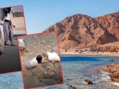 Do sieci trafiło nagranie "turystów zombie" na plaży w Egipcie. Sprawą zajęło się MSW