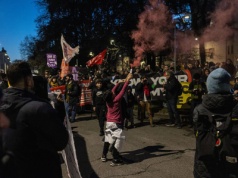 W trakcie ceremonii wrzało w Mediolanie. Protestowali przeciwko ICE