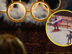 Skandal podczas ceremonii otwarcia. Rosyjscy kibice złamali zakaz