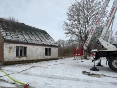 Wybuch pieca w budynku mieszkalnym w Sławęcinie. Dwie osoby ewakuowane