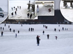 Weszli pod molo w Sopocie i robili zdjęcia. Straż z brzegu mogła tylko patrzeć